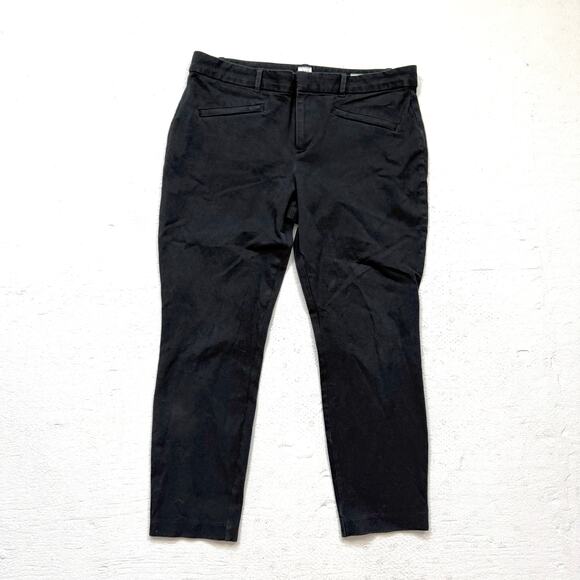 GAP Black Signature Skinny Ankle Pants Women’s Size 14R Stretch - Picture 1 of 4